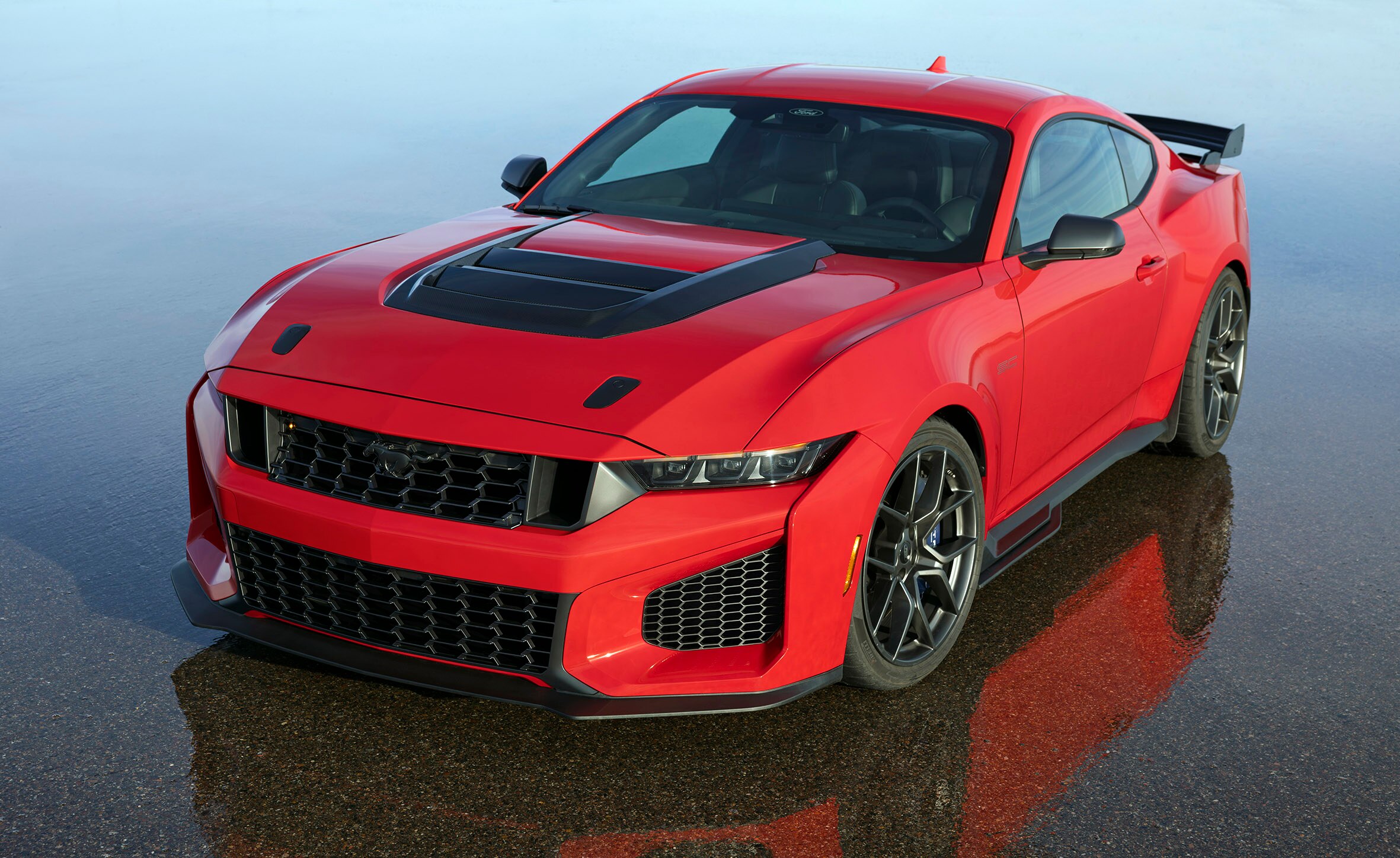 By testing alongside the Mustang® GTD supercar and Mustang GT3 race car, the Mustang Dark Horse SC carries a true racing pedigree into the hands of our customers. Prototype vehicle shown. Actual production vehicle may vary. Available summer 2026.