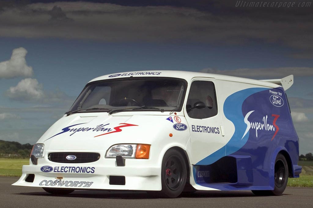 High tech SuperVan 3 from 1994. . LICENSE EXPIRES: PERPETUAL - LICENSE BY: Ford Europe LICENSE SCOPE: A - Earned editorial, press releases, press kits. B - All non-broadcast digital and online media. C - All non-broadcast digital and online media, plus Retail and POS (showrooms, events etc). D - All print media (newspaper, magazine etc) REGION: Global COPYRIGHT AND IMAGE RIGHTS: This content is solely for editorial use and for providing individual users with information. Any storage in databases, or any distribution to third parties within the scope of commercial use, or for commercial use is permitted with written consent from Ford of Europe only.