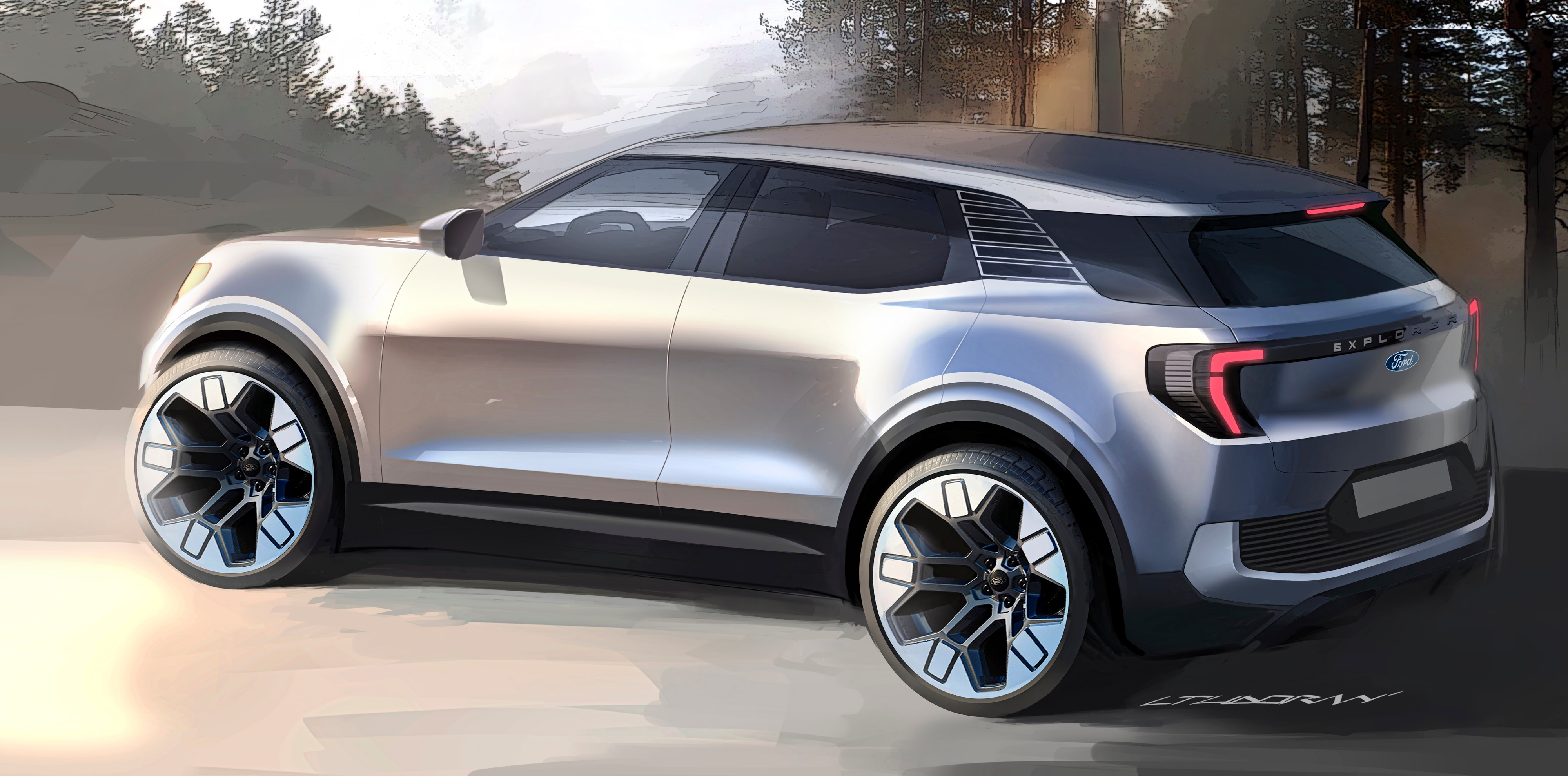 Ford Explorer impressed the international jury with its striking design and minimalist aesthetic. LICENSE VALID UNTIL: PERPETUAL This content is solely for editorial use and for providing individual users with information. Any storage in databases, or any distribution to third parties within the scope of commercial use, or for commercial use is permitted with written consent from Ford in Europe GmbH only.