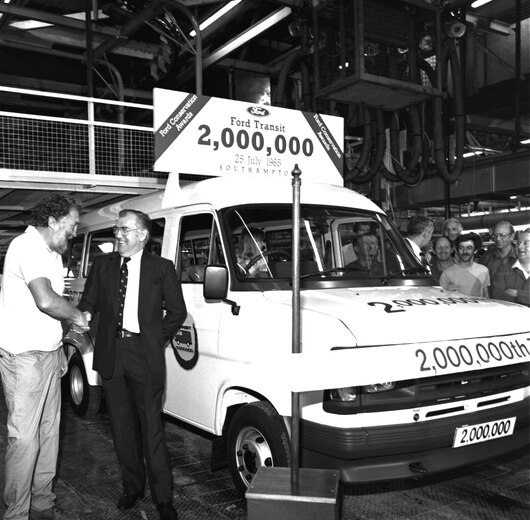 The legendary Ford Transit commercial vehicle celebrates its 60th anniversary in 2025