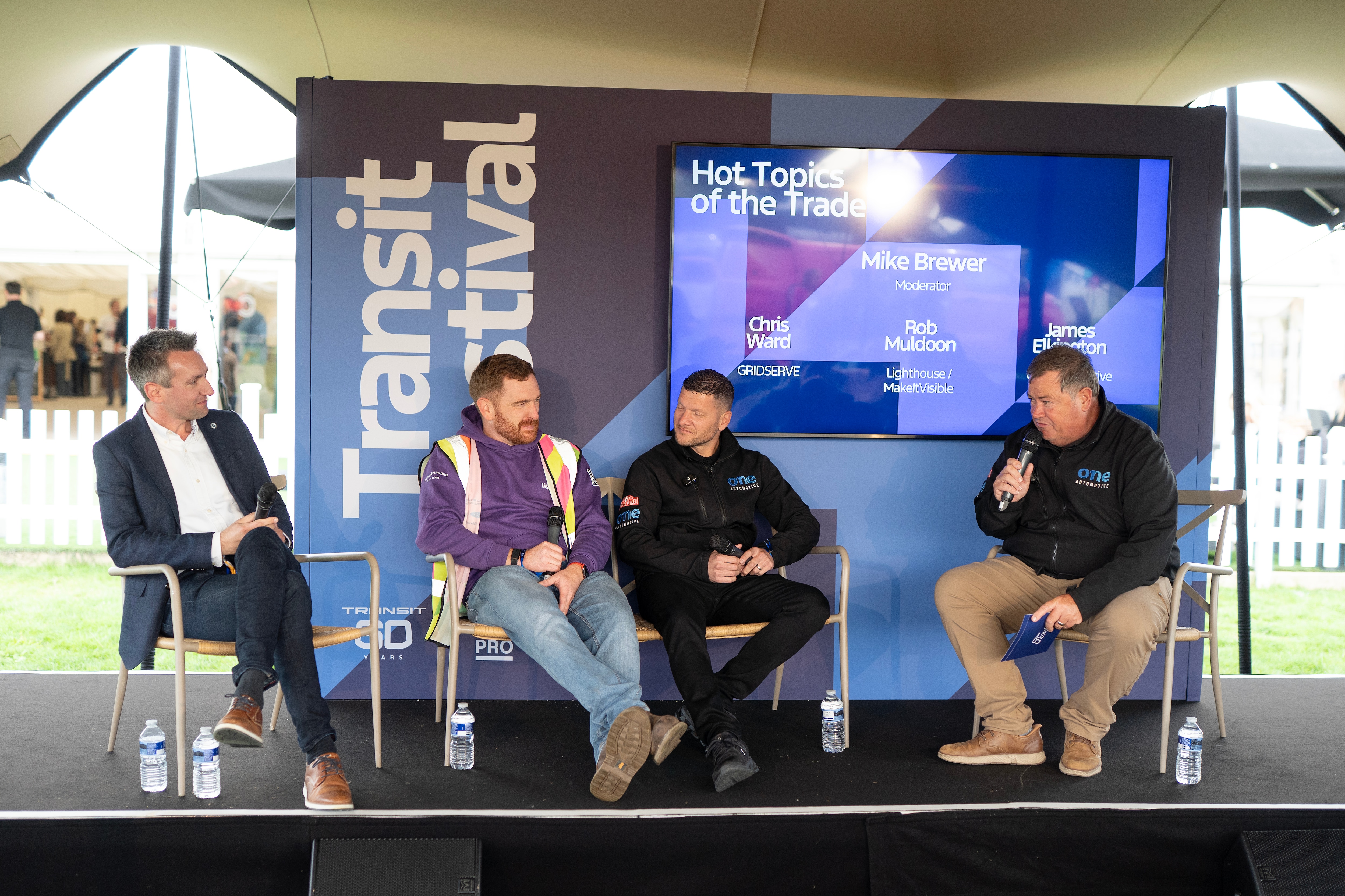 TV's Mike Brewer hosted a panel discussion on Hot Topics of the Trade. License valid for earned editorial, press releases, press kits. All non-broadcast digital and online media Region: Global. This content is solely for editorial use and for providing individual users with information. Any storage in databases, or any distribution to third parties within the scope of commercial use, or for commercial use is permitted with written consent from Ford in Europe GmbH only.