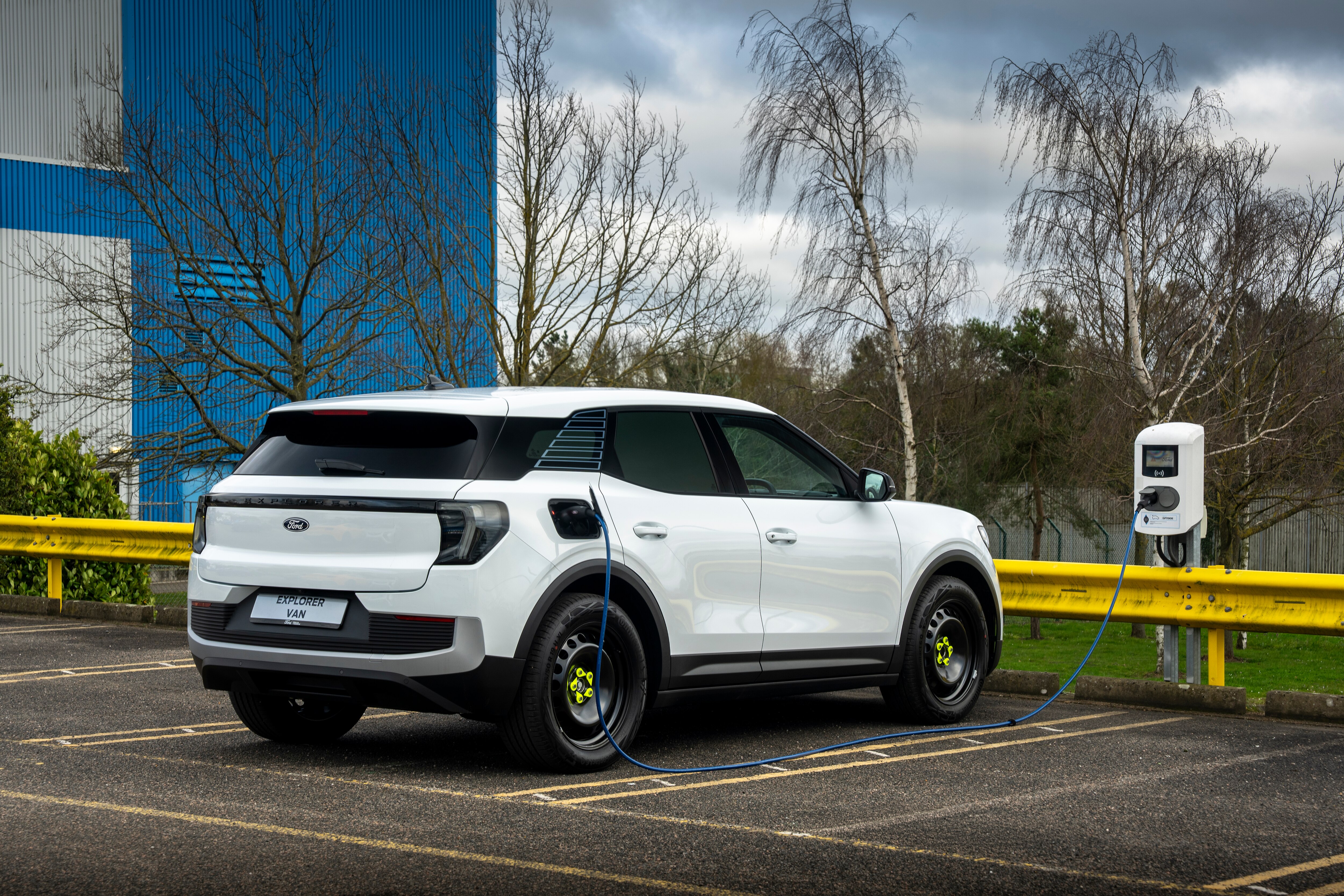 Explorer Van charging at depot