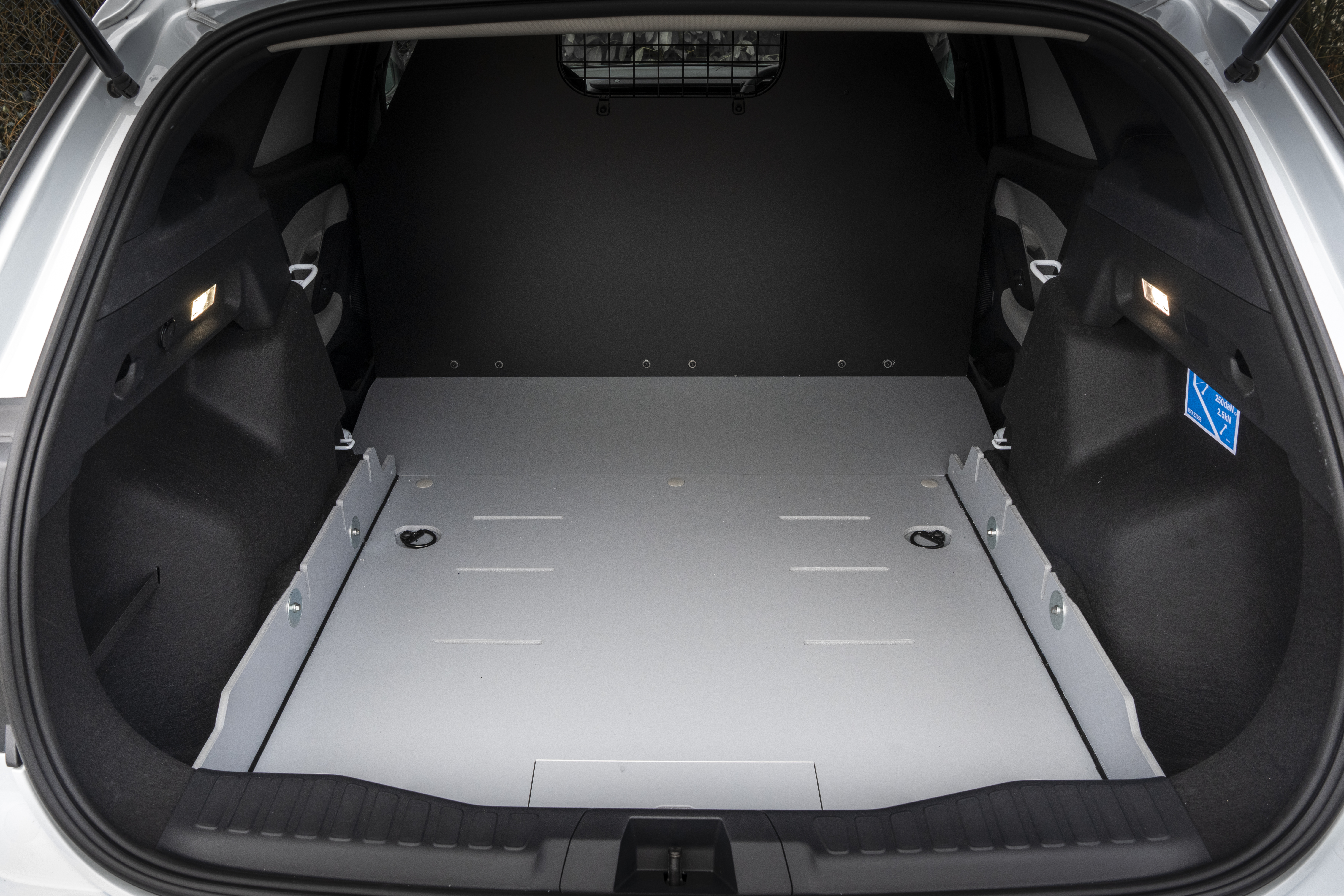 Explorer Van with boot open to show load area
