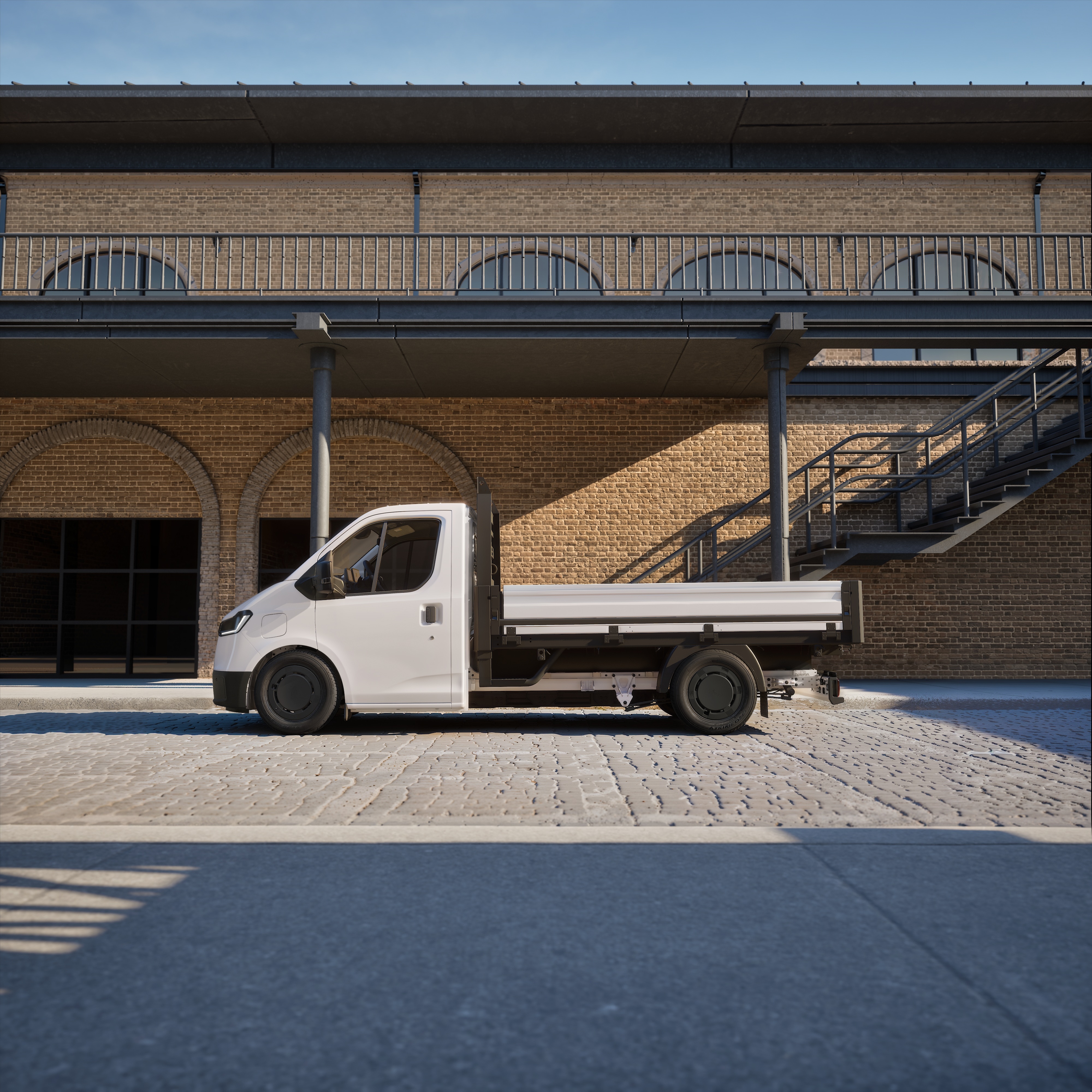 Transit City L2H2 parked in urban street