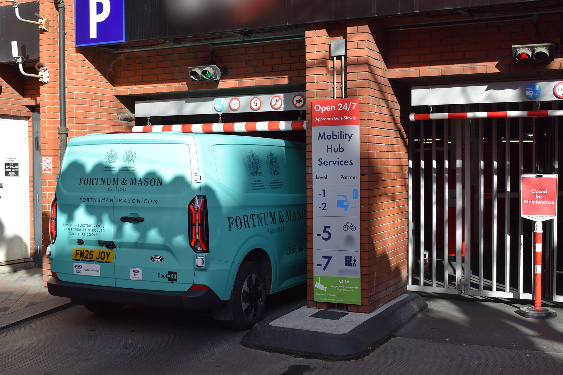 A conversion that could still access height-restricted parking in London was crucial for Fortnum & Mason.