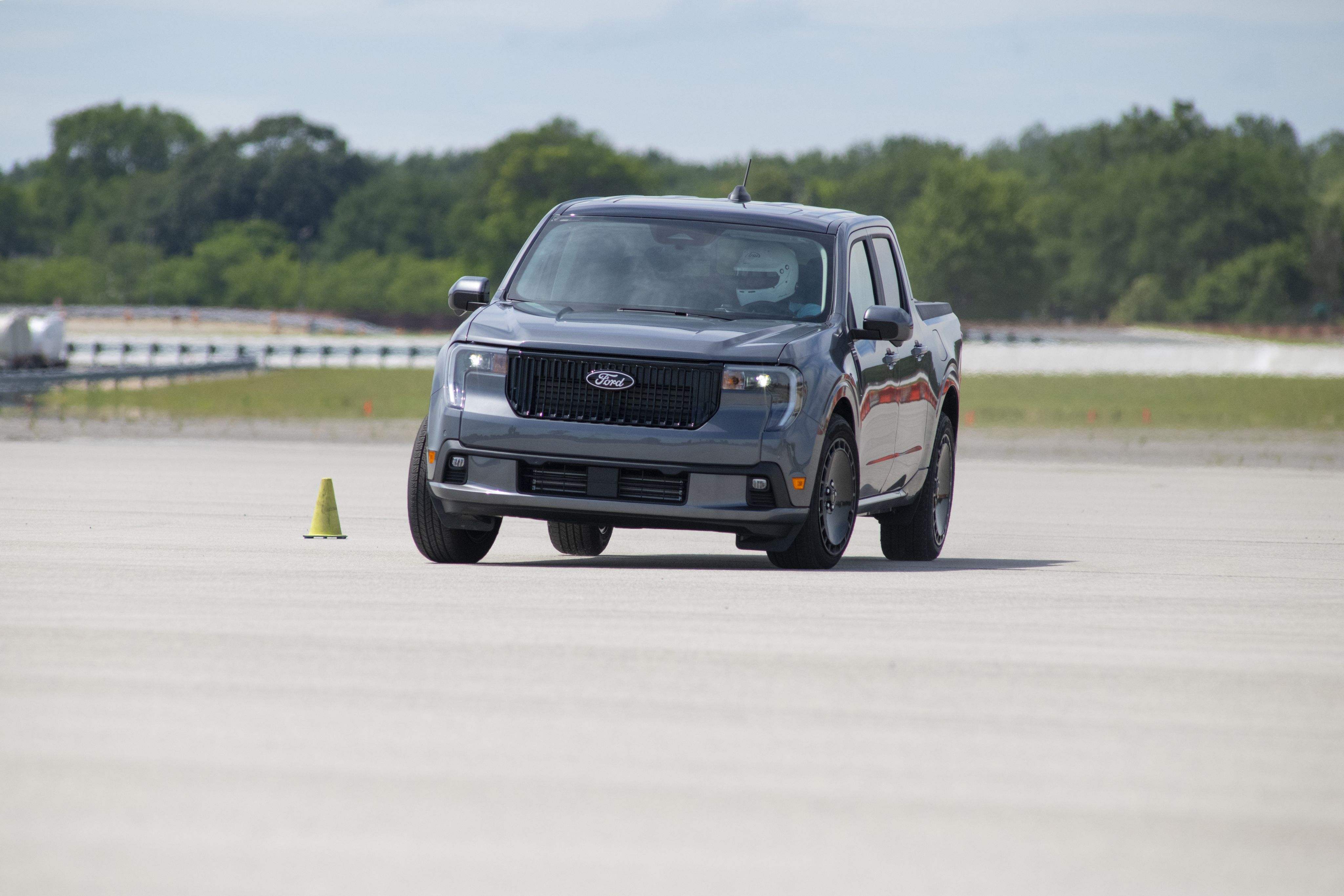 2025 Ford Maverick Lobo on autocross course