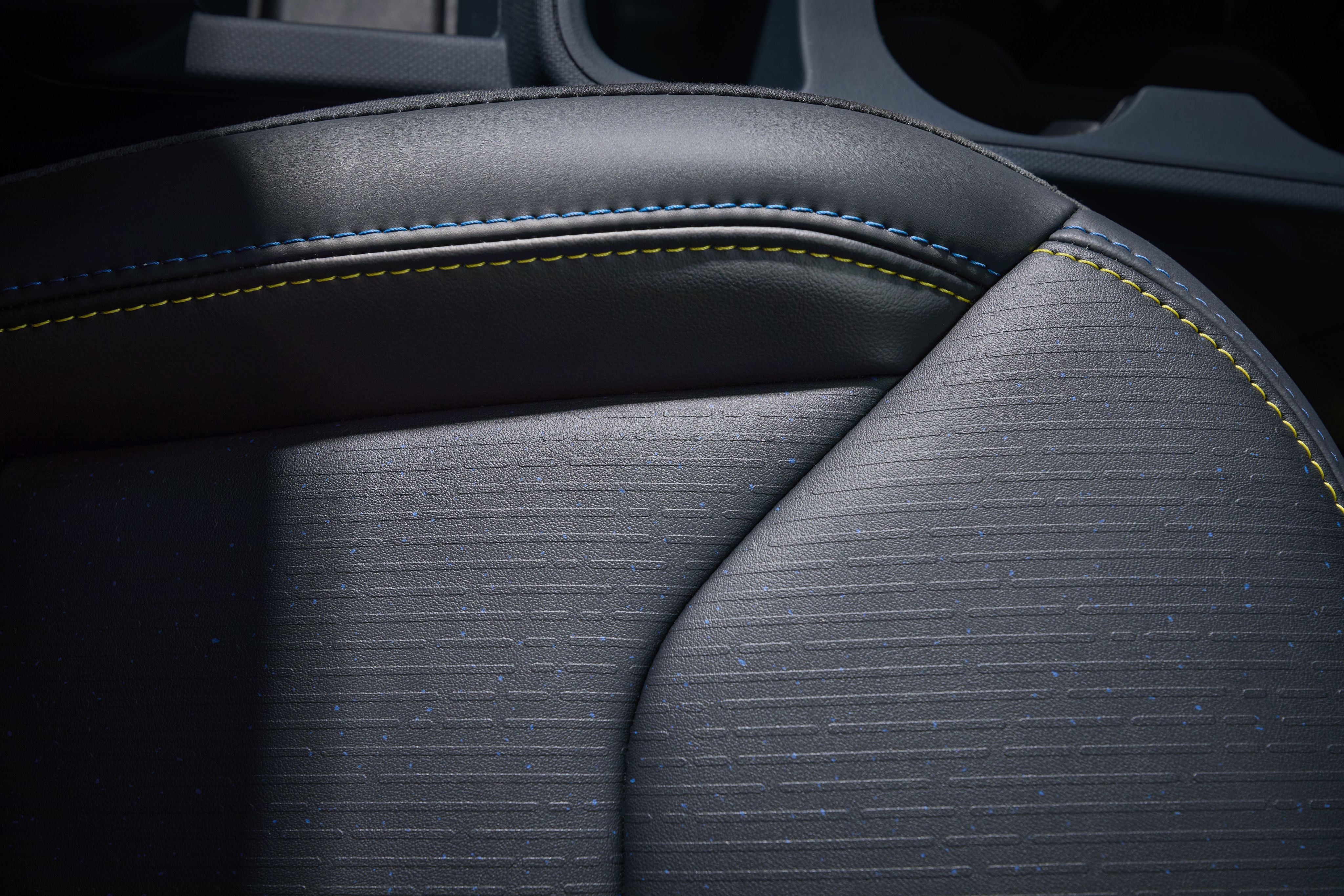 Graffiti overprint on seats of 2025 Ford Maverick Lobo