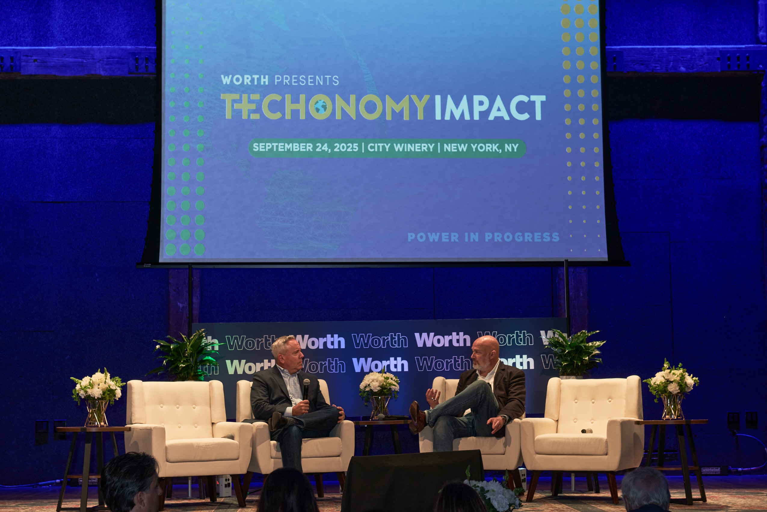 Ford’s Chief Sustainability Officer Bob Holycross recently attended Climate Week 2025 in New York, including sitting down with Worth Magazine editorial director (and Bronco aficionado!) Dan Costa for a fireside chat at the Techonomy Impact event.  