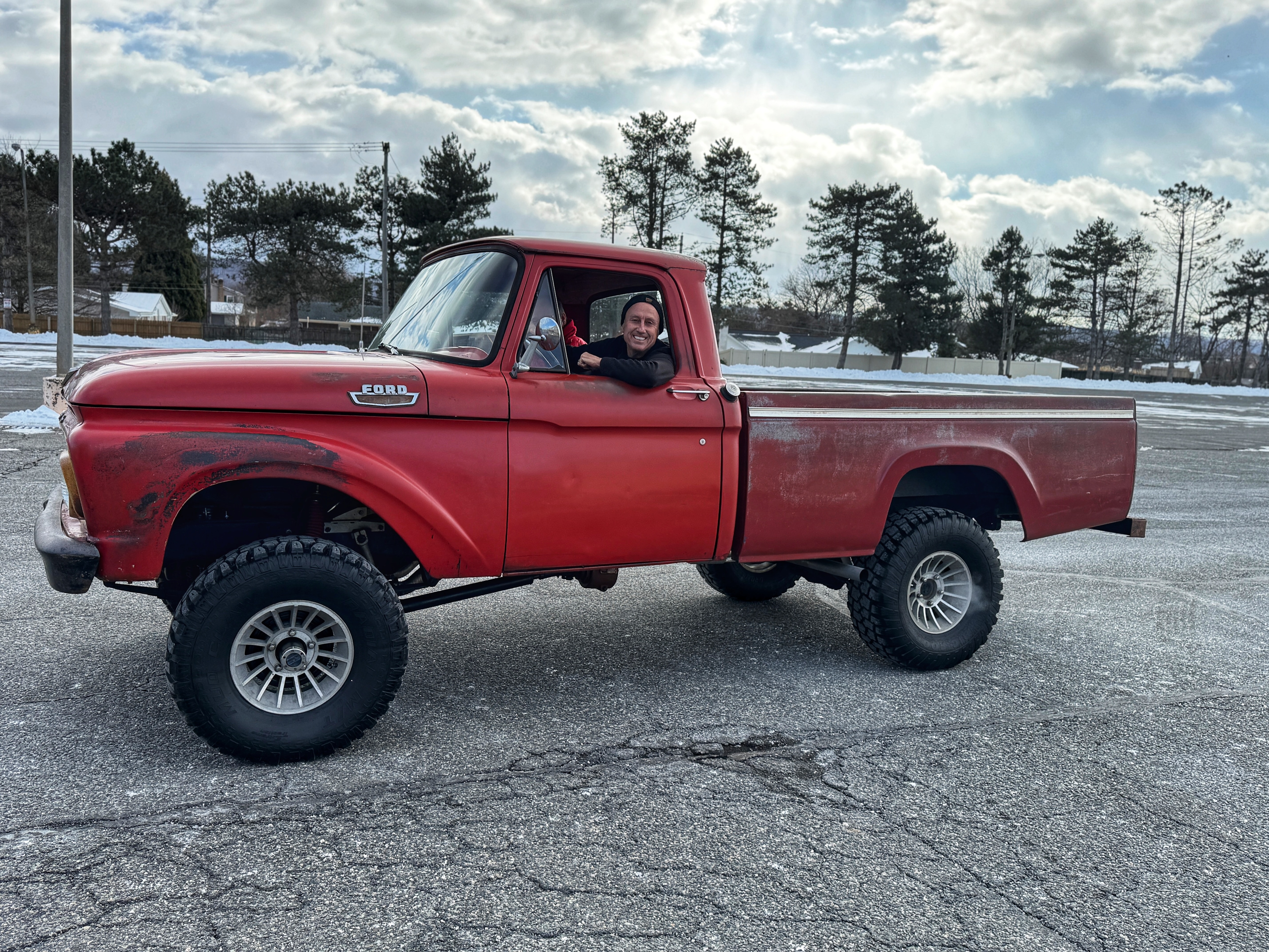 Glen Schubert with his new 1963 truck