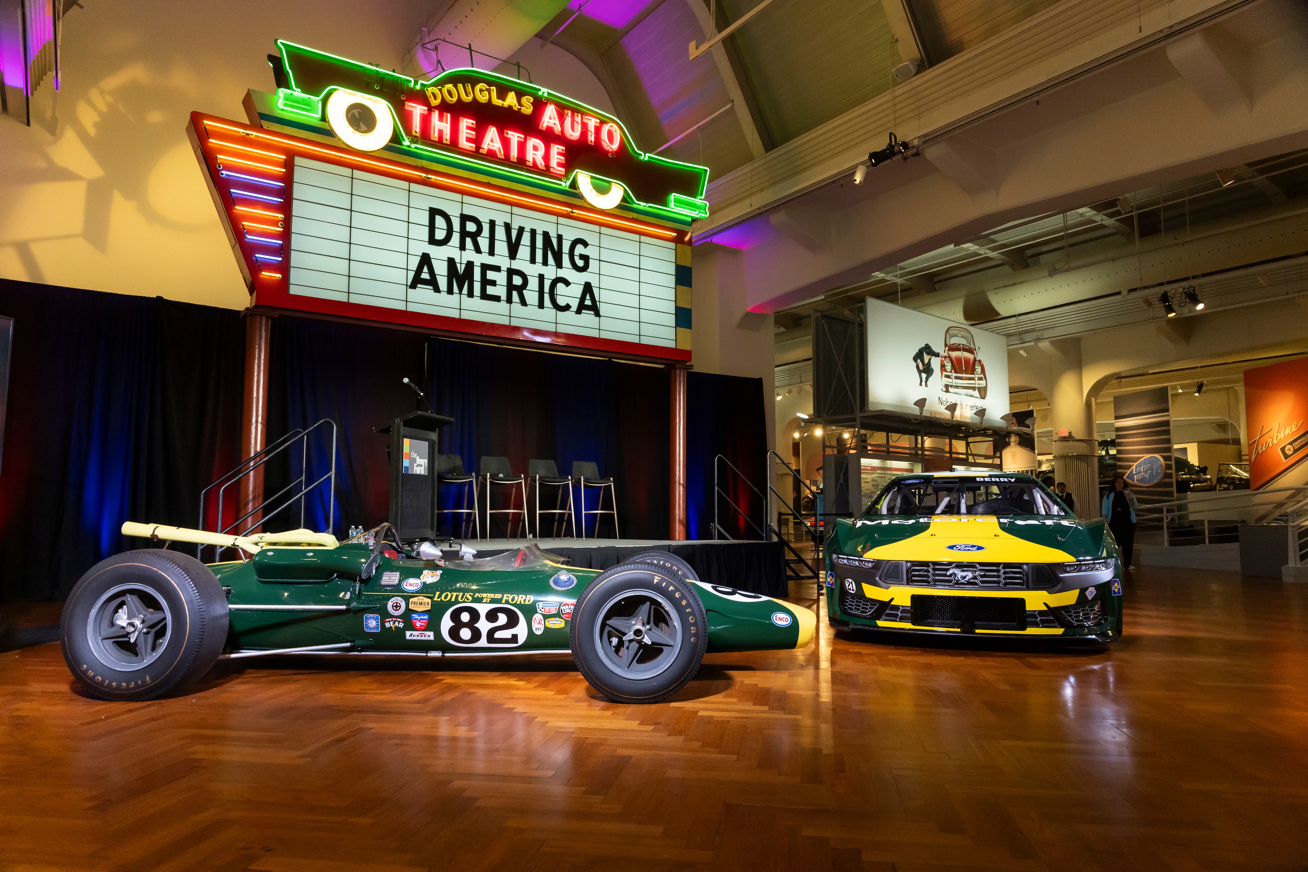 When the No. 21 Ford Mustang Dark Horse hits the track at Darlington Raceway for the NASCAR Cup Series Goodyear 400 on April 6, it will have the British racing green livery that Jim Clark made famous by winning the 1965 Indianapolis 500 in his No. 82 Lotus Ford.
