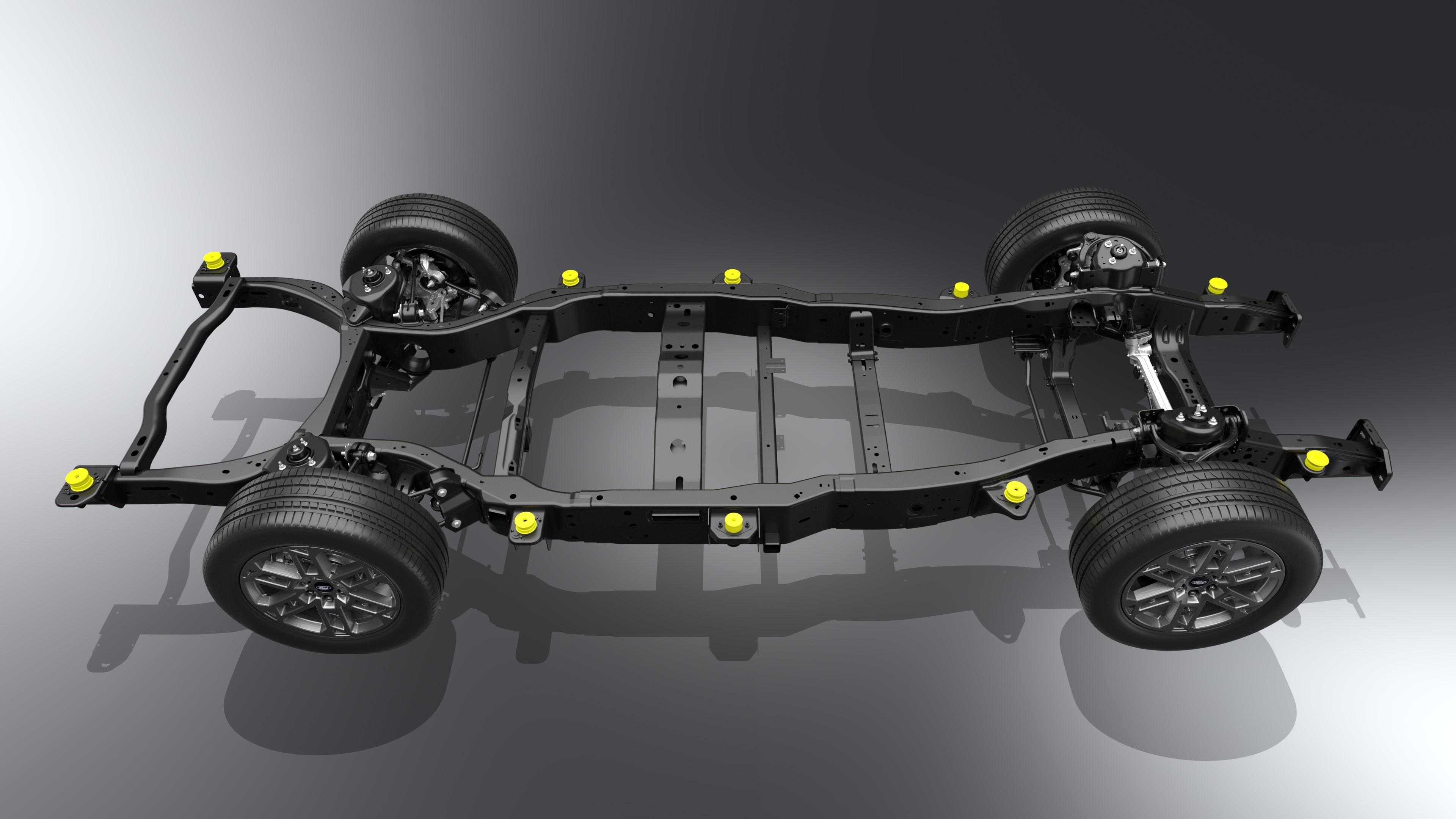 Rendered image of 2025 Expedition with side body mounts highlighted