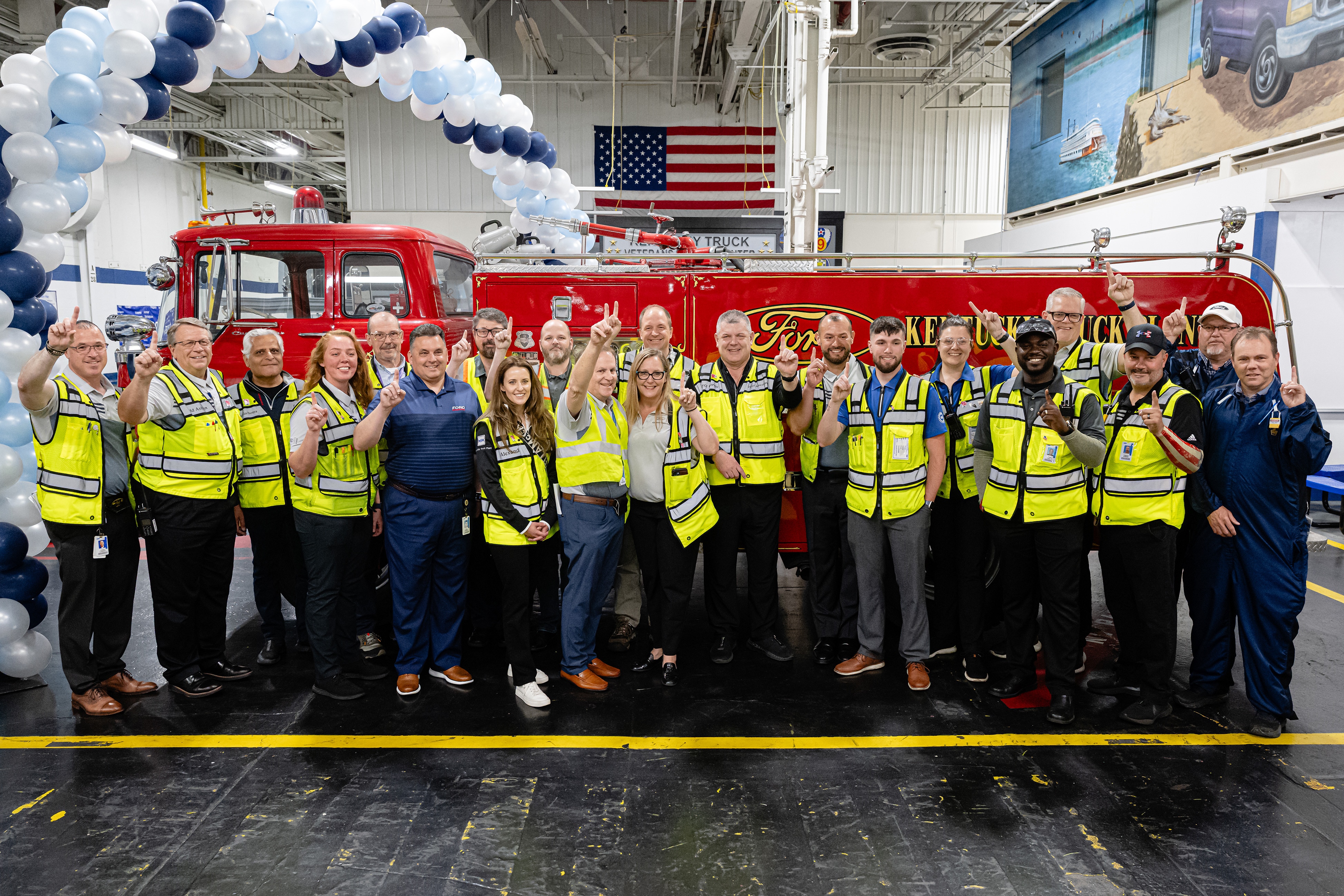Kentucky Truck Plant team members at the 2025 Ford Expedition Launch Celebration on April 30, 2025.