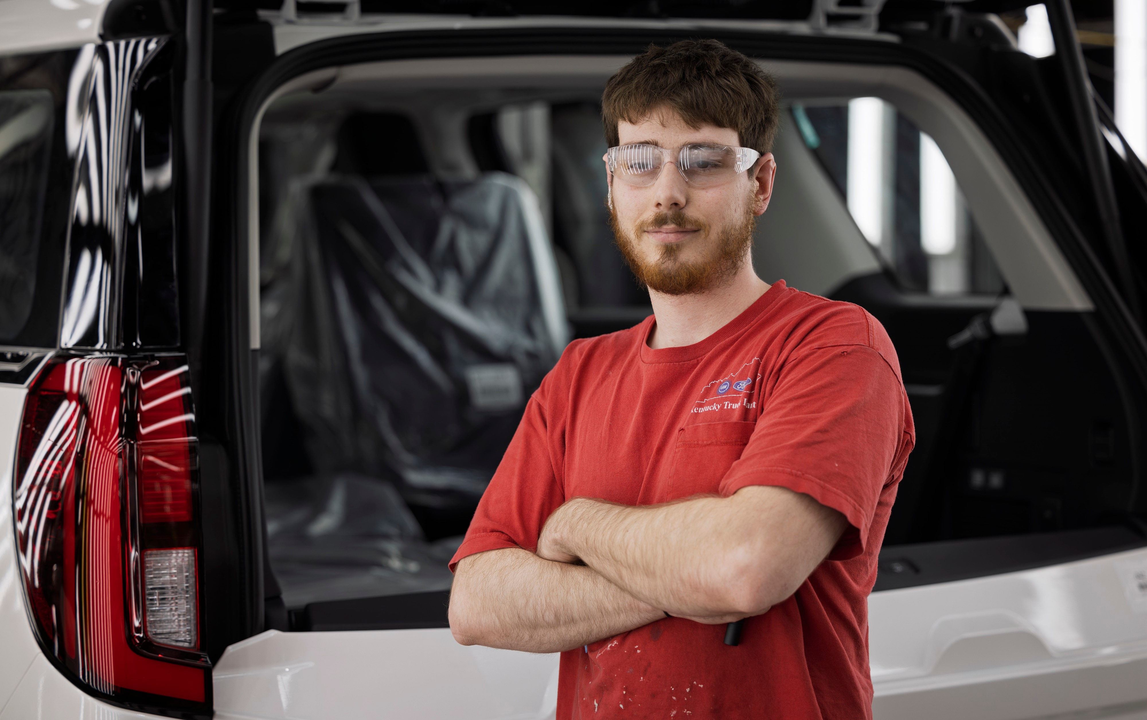 Ethan Csereklye is a second-generation Ford employee at Kentucky Truck Plant and is coming up on 10 years of service. When he's not assembling the Expedition, he’s practicing Jiu-Jitsu.