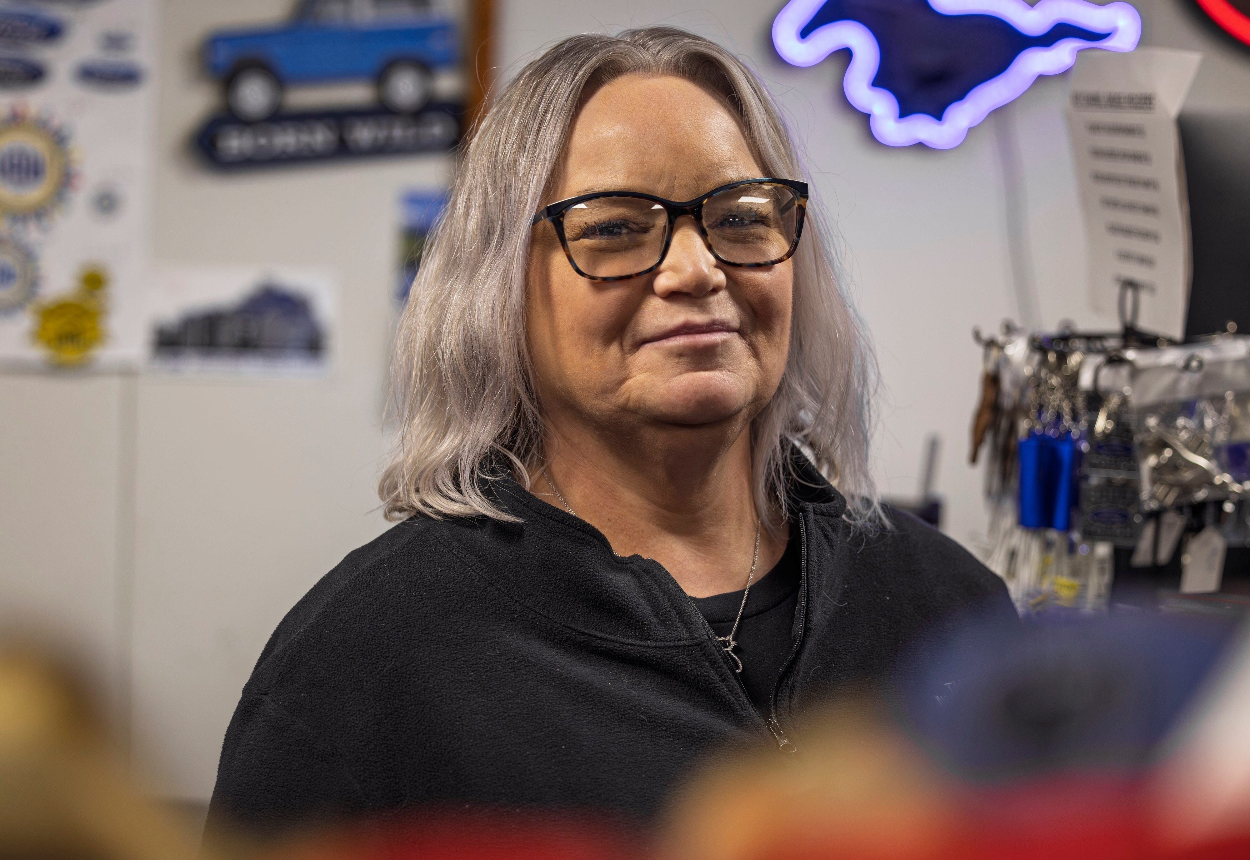 Melissa Bradley has been part of Kentucky Truck Plant for more than 31 years, working in various roles including Quality. But Melissa has a passion for giving back to her community, so now she manages the plant’s Cares Store and leads many of Kentucky Truck Plant's fundraising efforts.