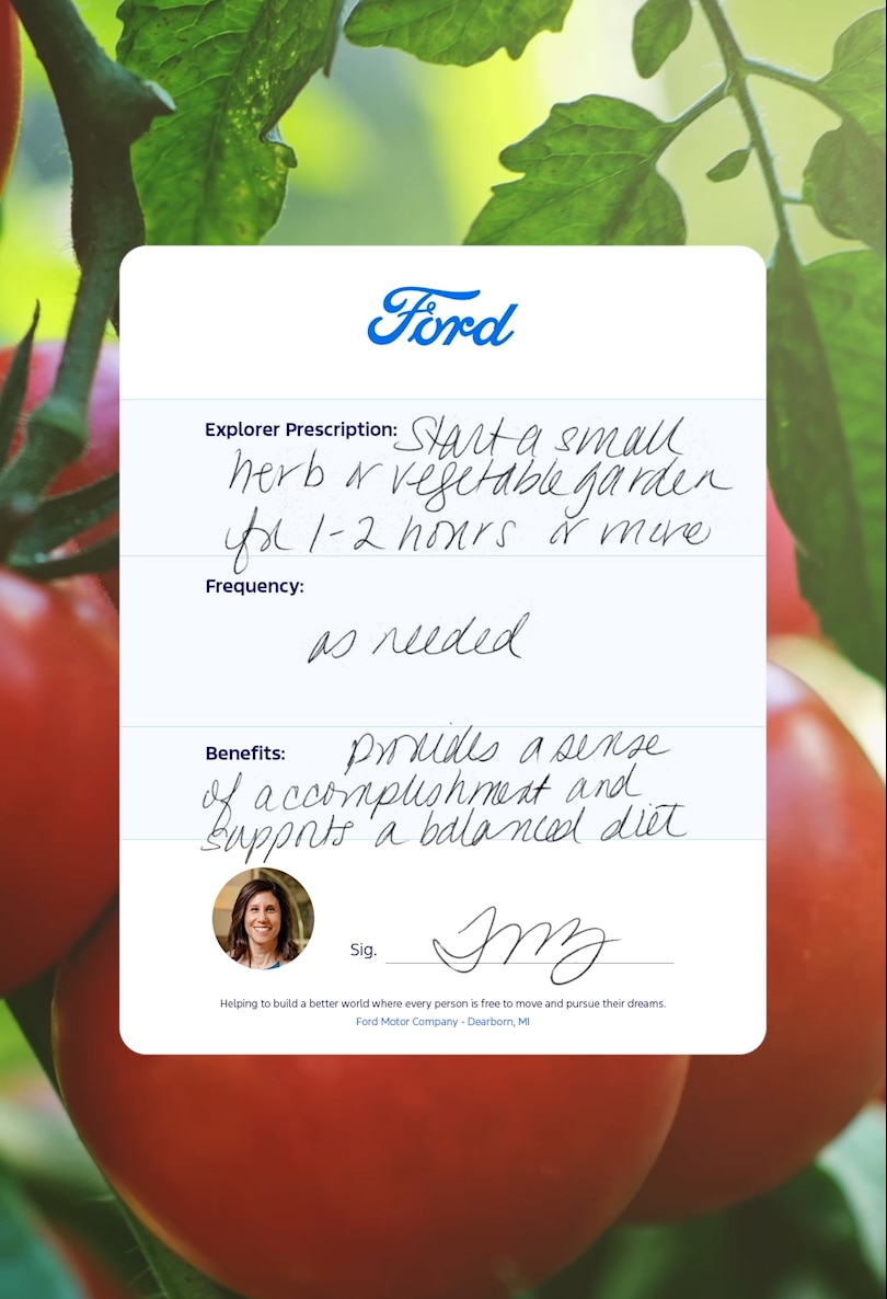Start a small herb or vegetable garden for 1-2 hours or more, as needed, to provide a sense of accomplishment and support a balanced diet.
