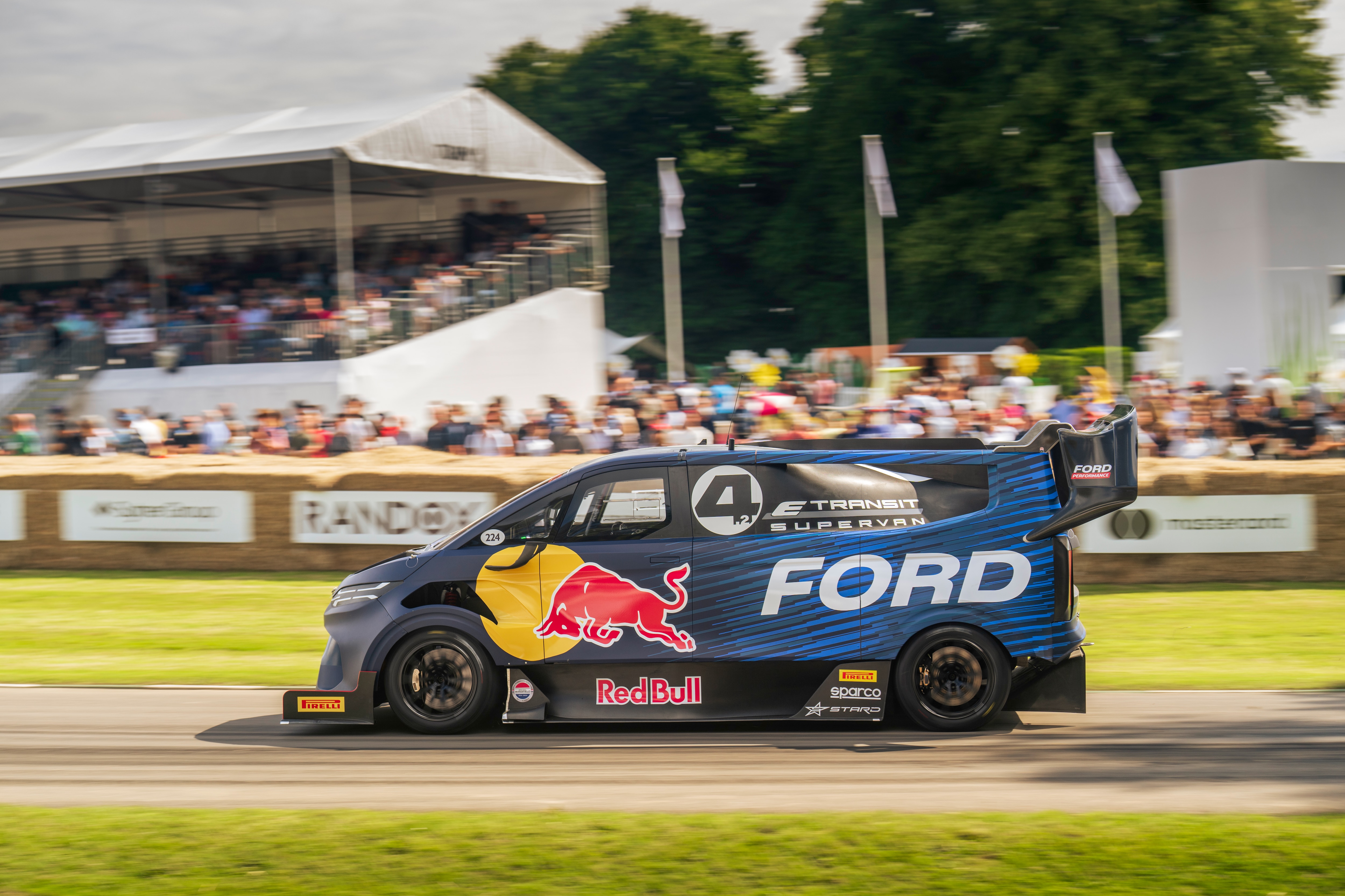 SuperVan 4.2 at the 2024 Goodwood Festival of Speed.