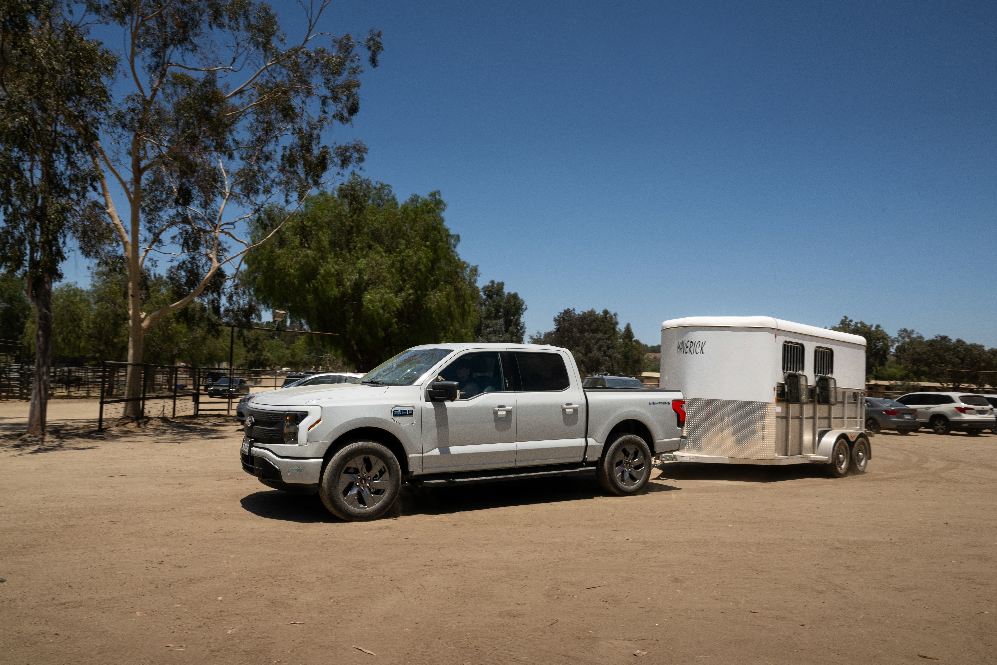From hauling horses to hosting judges, the F-150 Lightning played a key role in the annual Mudslingers summer fundraiser held in Southern California.