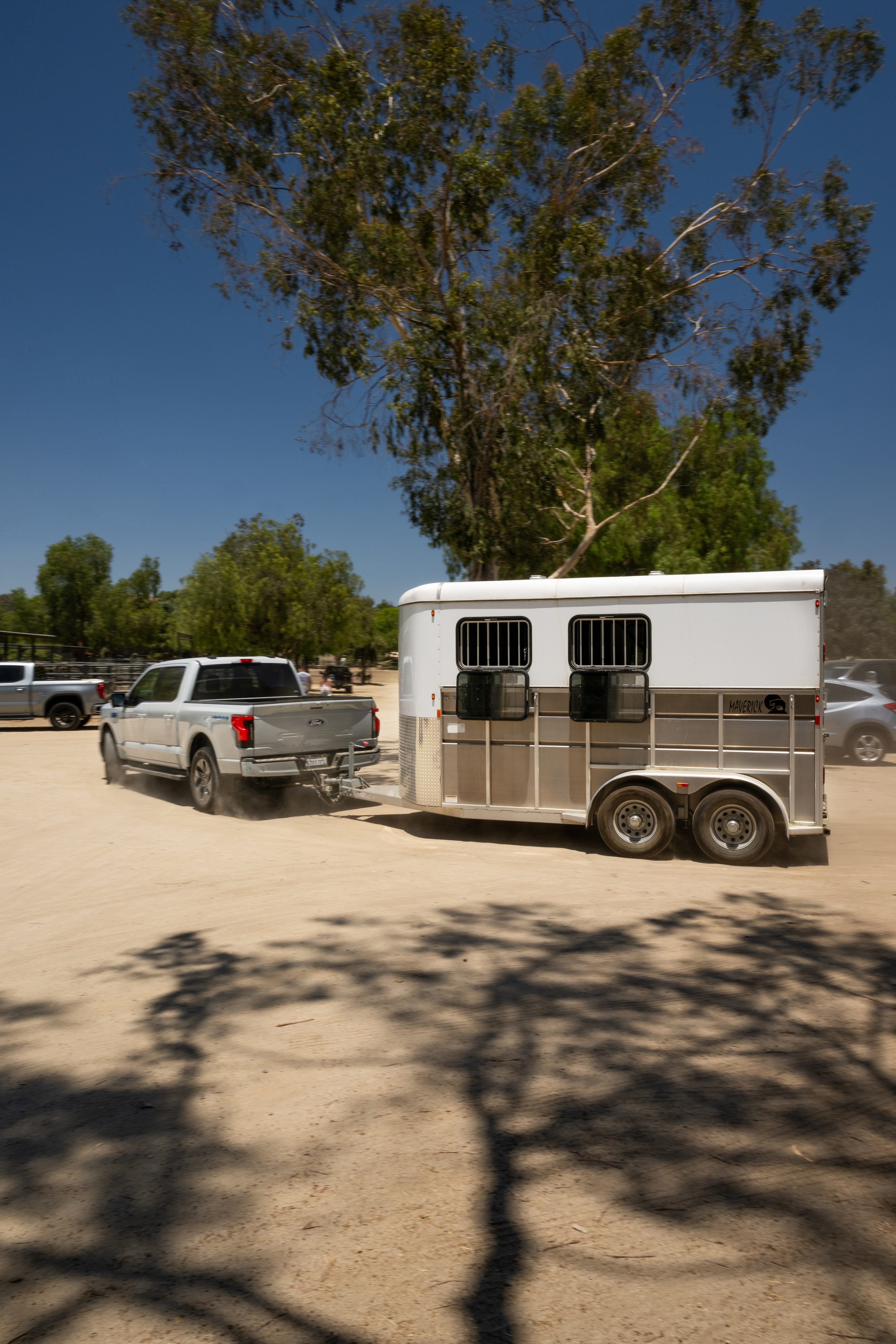 From hauling horses to hosting judges, the F-150 Lightning played a key role in the annual Mudslingers summer fundraiser held in Southern California.