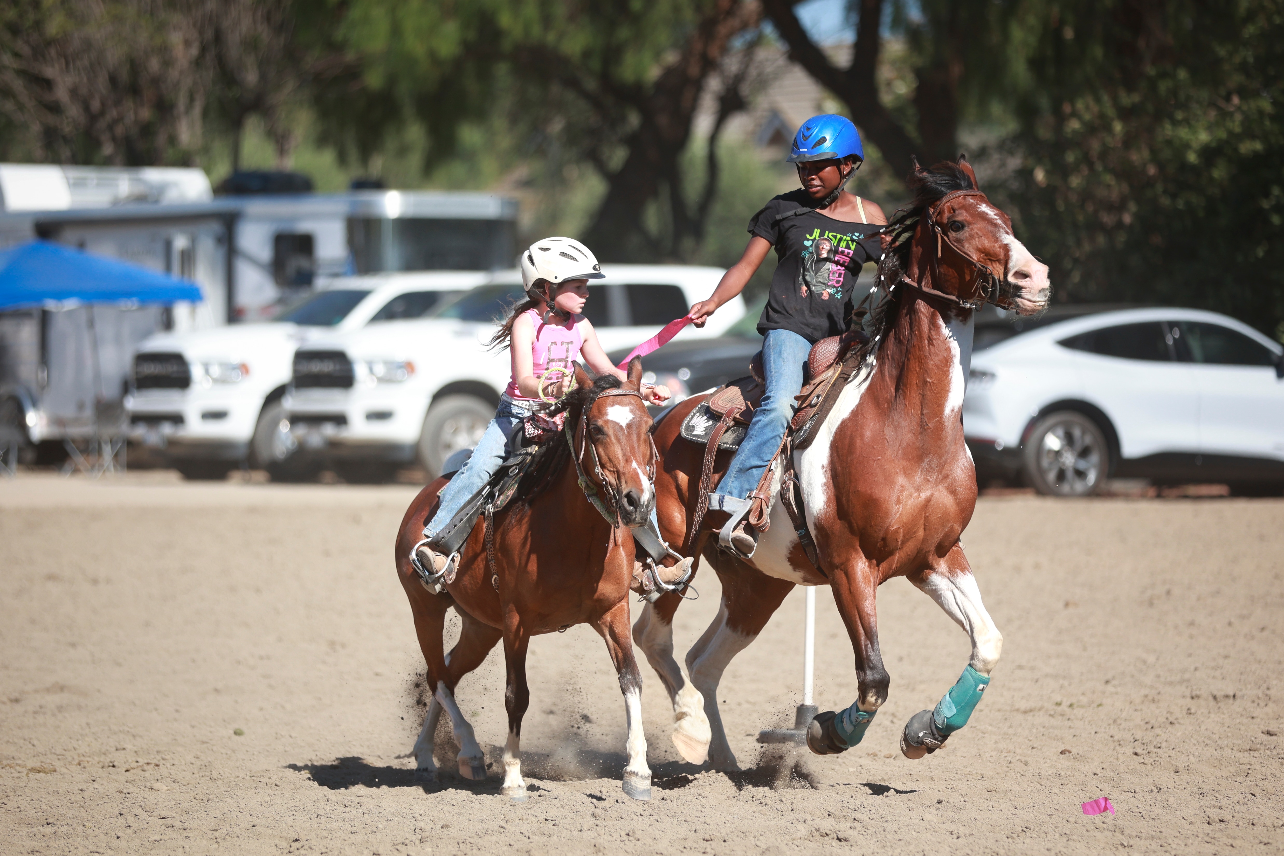 From hauling horses to hosting judges, the F-150 Lightning played a key role in the annual Mudslingers summer fundraiser held in Southern California.