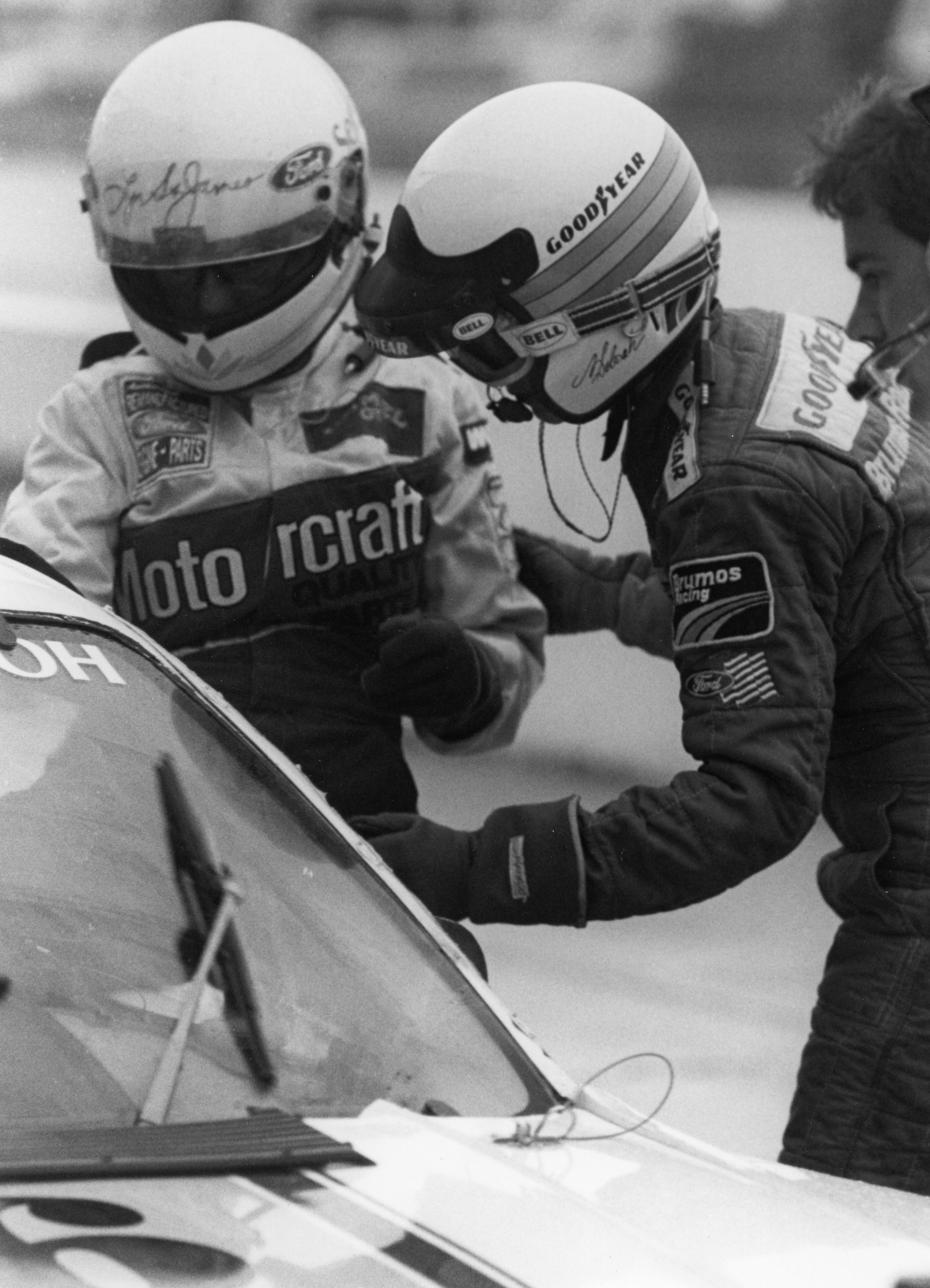 Lyn St. James and Deborah Gregg.