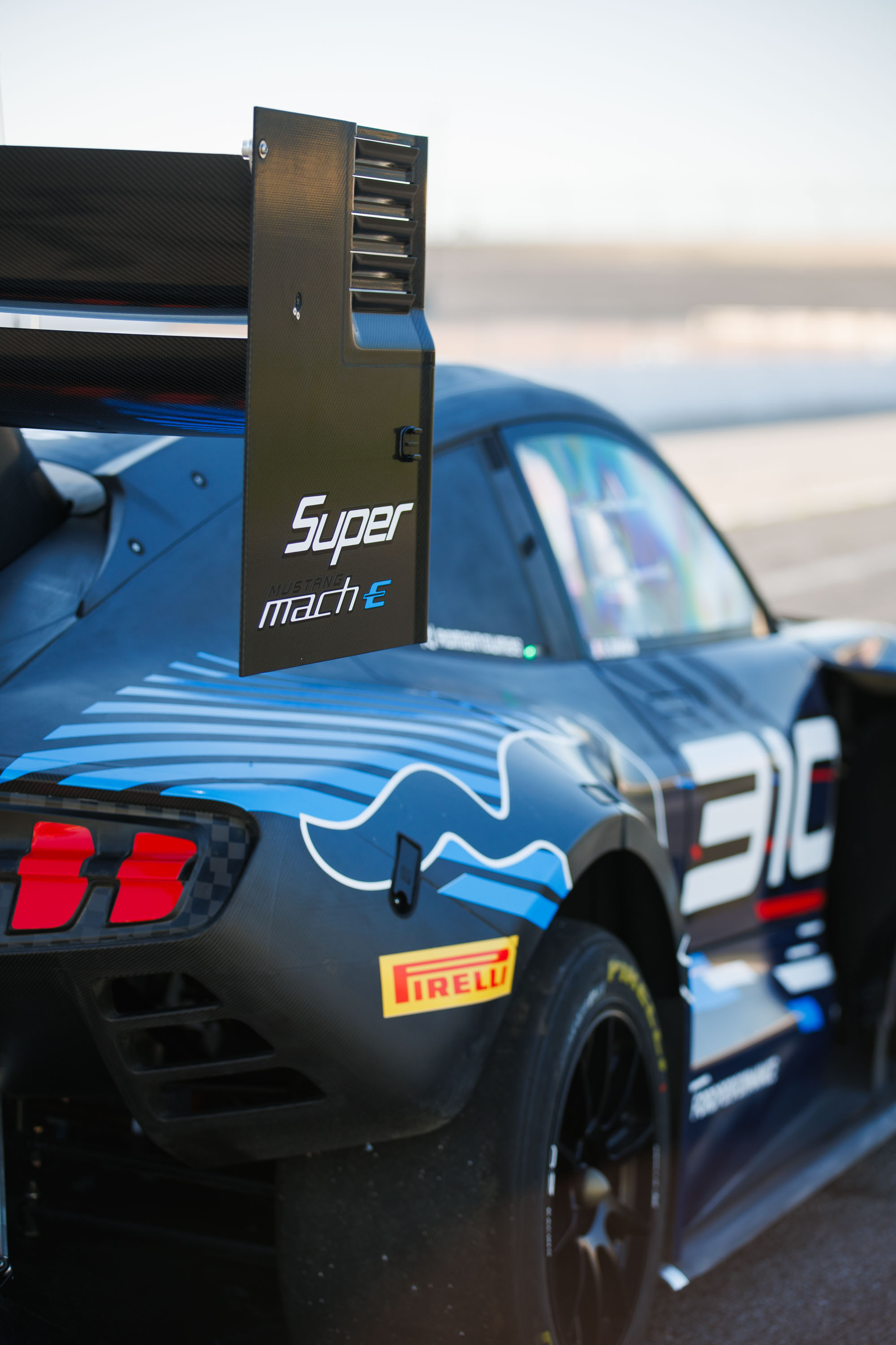 Ford Performance Super Mustang Mach-E Electric Demonstrator.