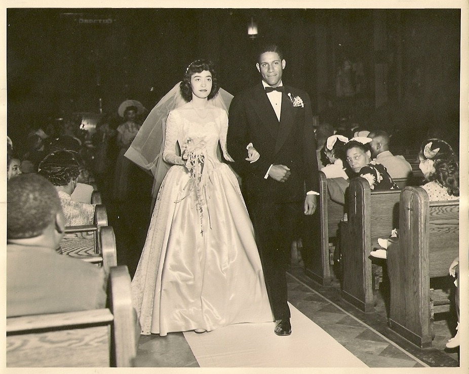 John Lee and wife Mattie Louise at their wedding. Photo courtesy of Eric Jefferson.
