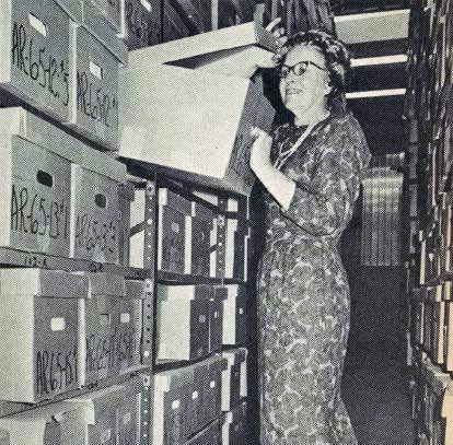 Alice Benn did her best to service the internal research requests previously handled by a much larger staff.