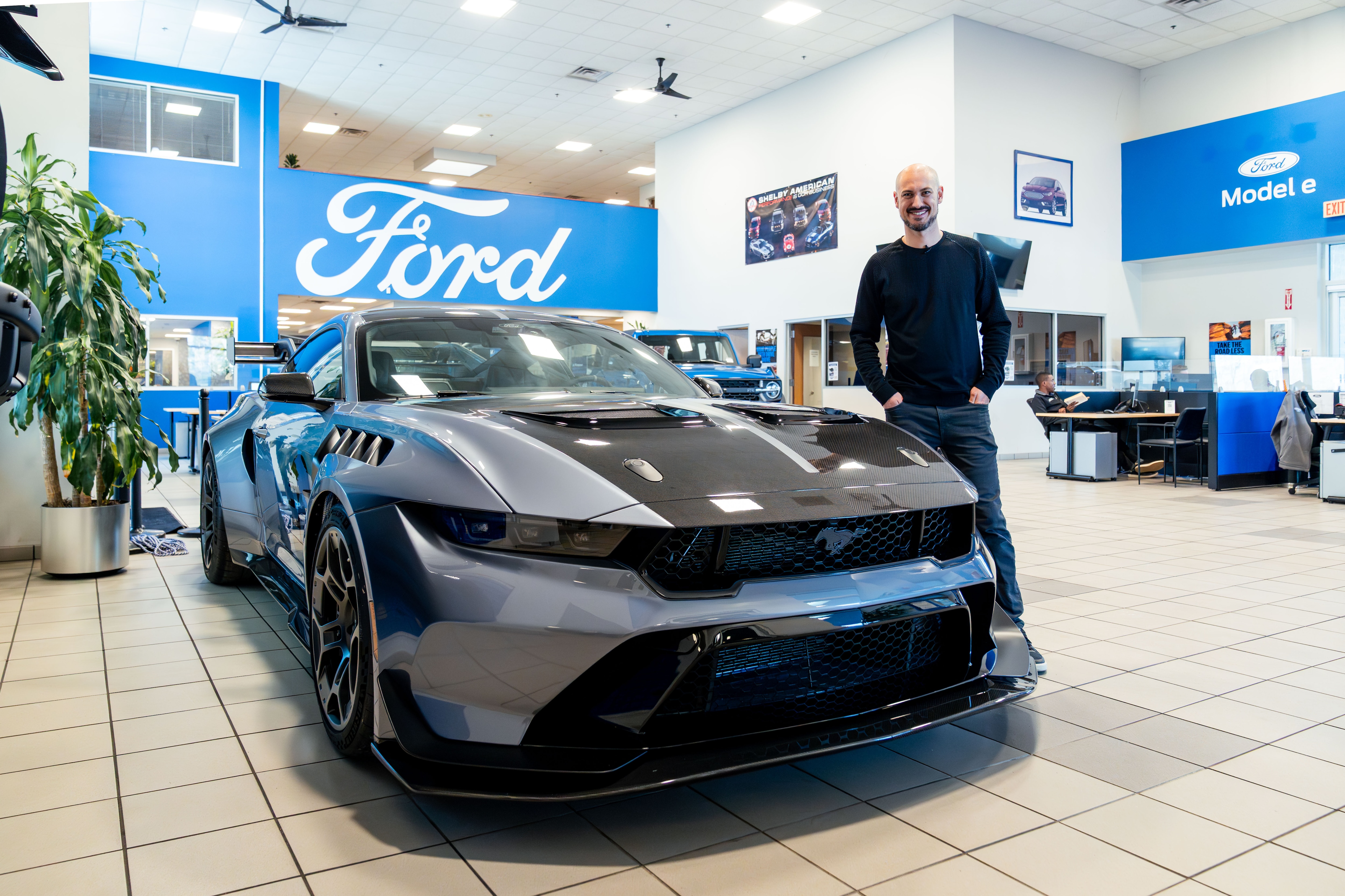 Ford® Racing’s Joey Logano is the driver of the No. 22 Shell/Pennzoil Ford Mustang Dark Horse® and a three-time Cup Series champion. This week, he's adding 'Ford Dealer' to his résumé.